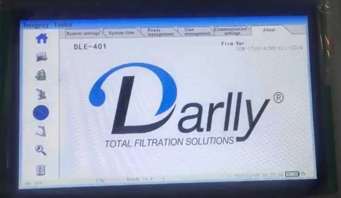 Darlly New Filter Integrity Test Instrument for Bp/Df/Wi Test with Linux Operation System