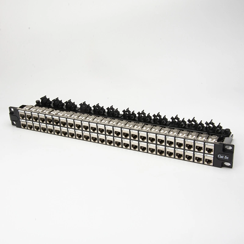 HD de 48 puertos de 1U FTP STP Cat5e de CAT6 CAT6Un patch panel cargado completo