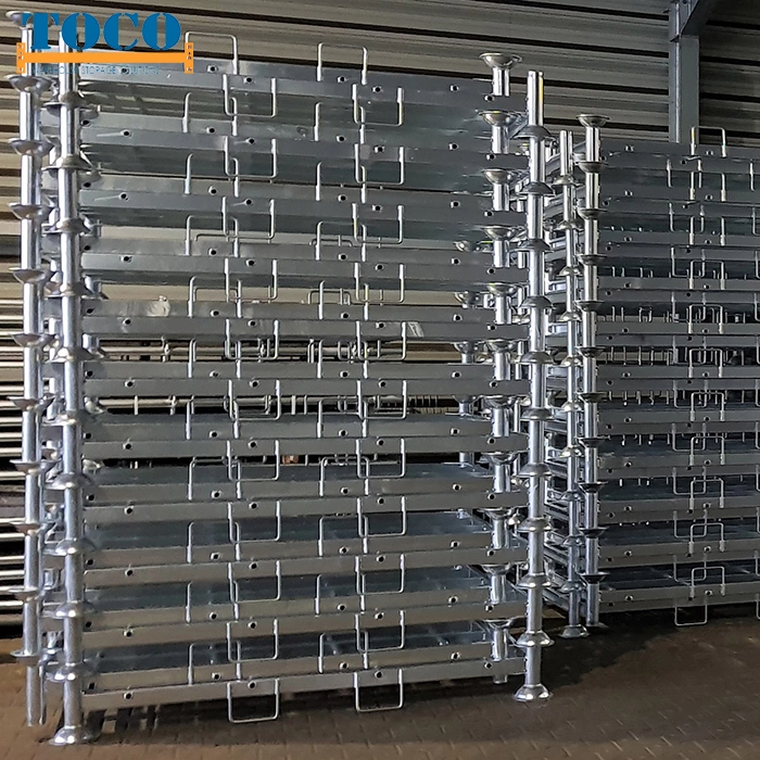 Commercial Powder Coated Glass Portable Pallet Stacking Equipment with Wire Mesh Deck