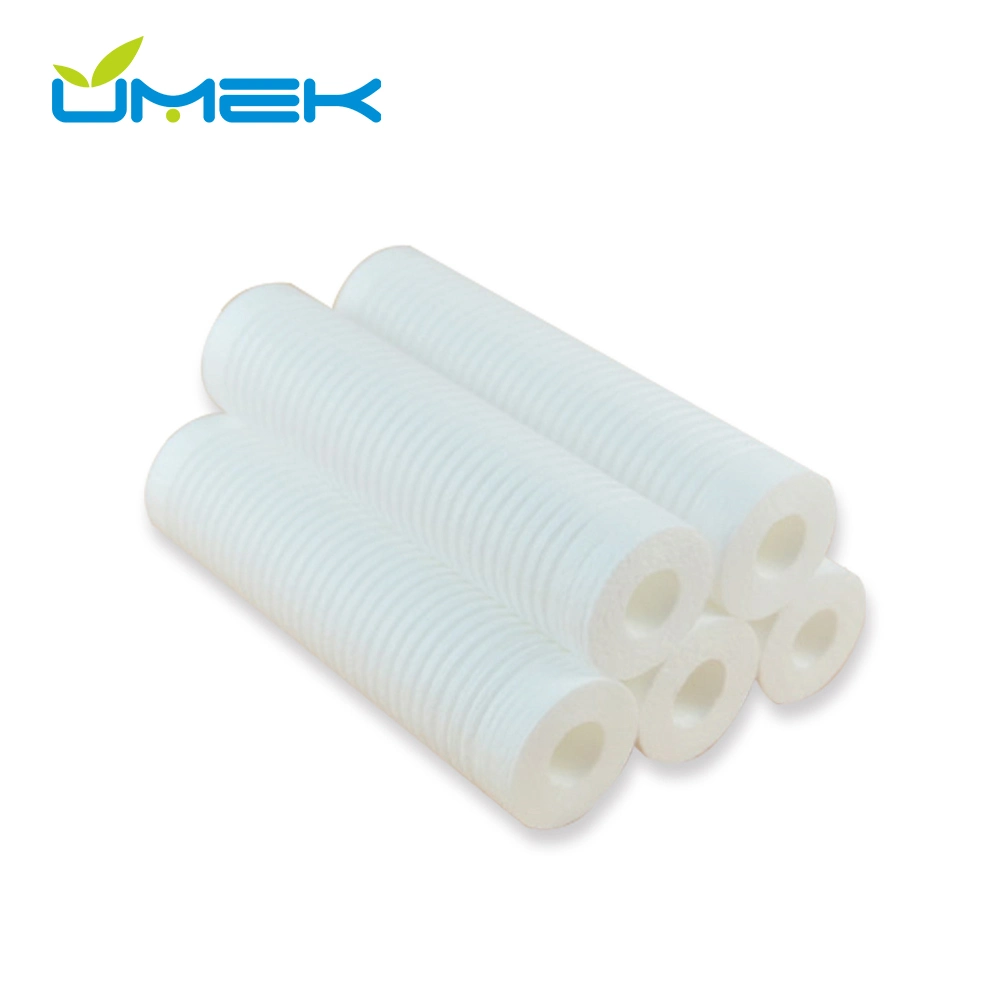 10 20 30 40 Inch 1 / 5 / 10 Micron 10" X 2.5" Polypropylene PP Replacement Spun Sediment Melt Blown Blow Water Treatment PP Filter Cartridge