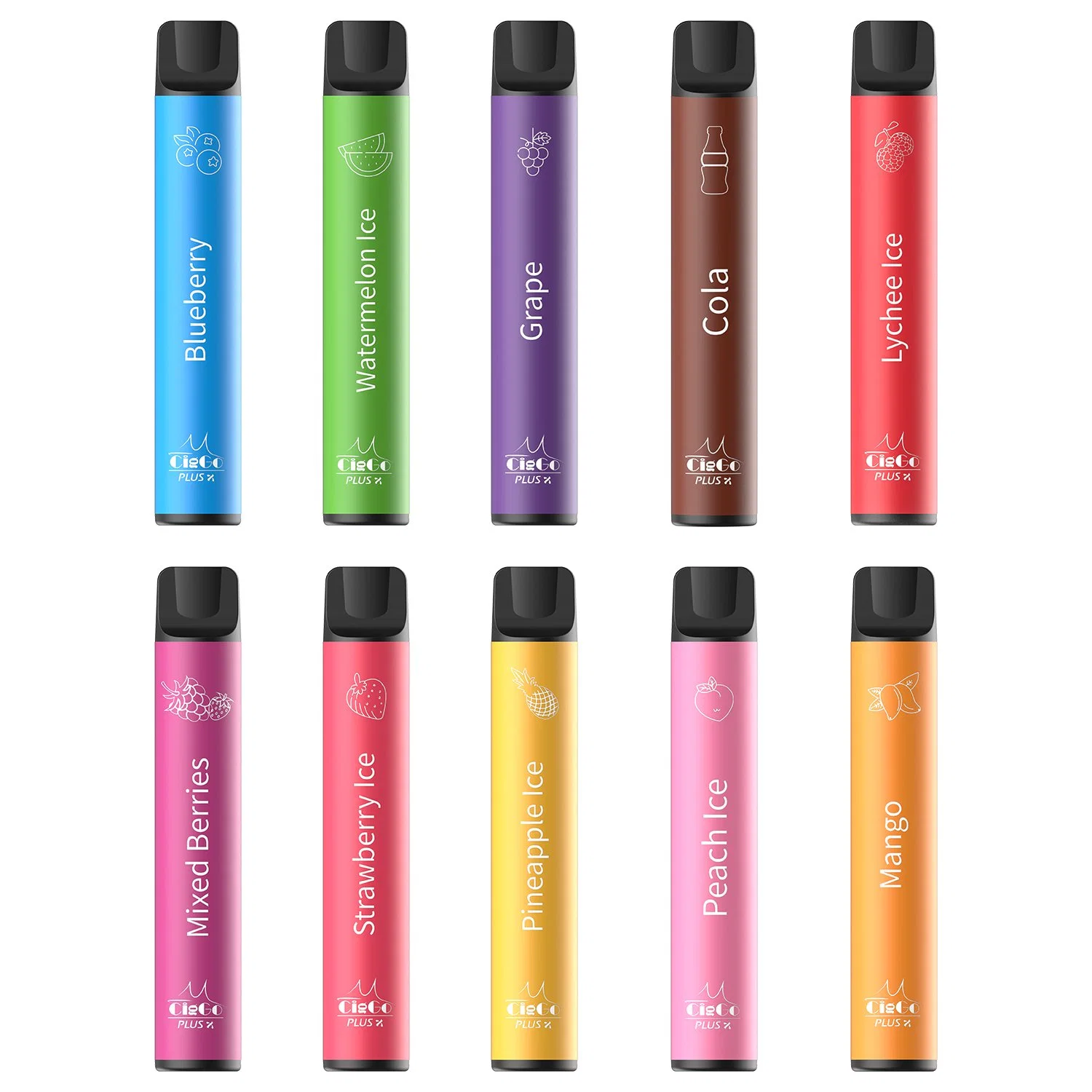 New Arrival 1500puffs 5ml Ciggo Plus X Disposables Vape Disposable Electronic Cigarettes