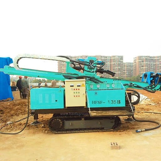 Design Professional Deadline Anchor Drilling Rig with DTH Hammer