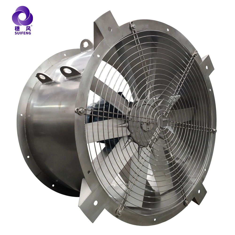 AC Air Duct Portable Ventilator Electric Ventilation Cooling Industrial Exhaust Blower Axial Fan