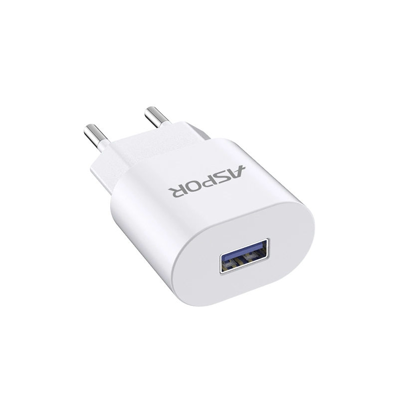 2.4A Iq Home Charger 1 USB Supply Phone Accessories Charging Mobile Charger Adaptor with UK, Us, EU Plug