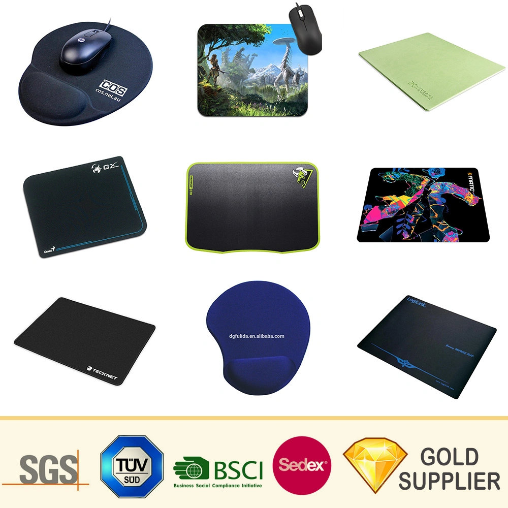 Regalo promocional impreso el logotipo personalizado en 3D Juegos de caucho Gel alfombrilla PVC blando de silicona personalizadas EVA reposa muñecas Juego de equipo de impresión por sublimación de mouse pad