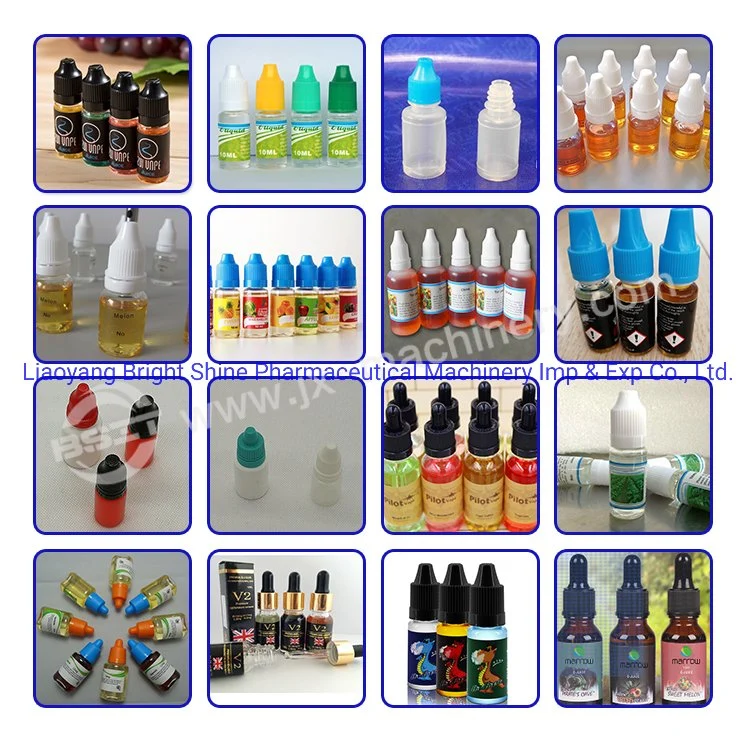 10ml Vape E Juice Smok Oil Liquid Filling Capping Labeling Machine