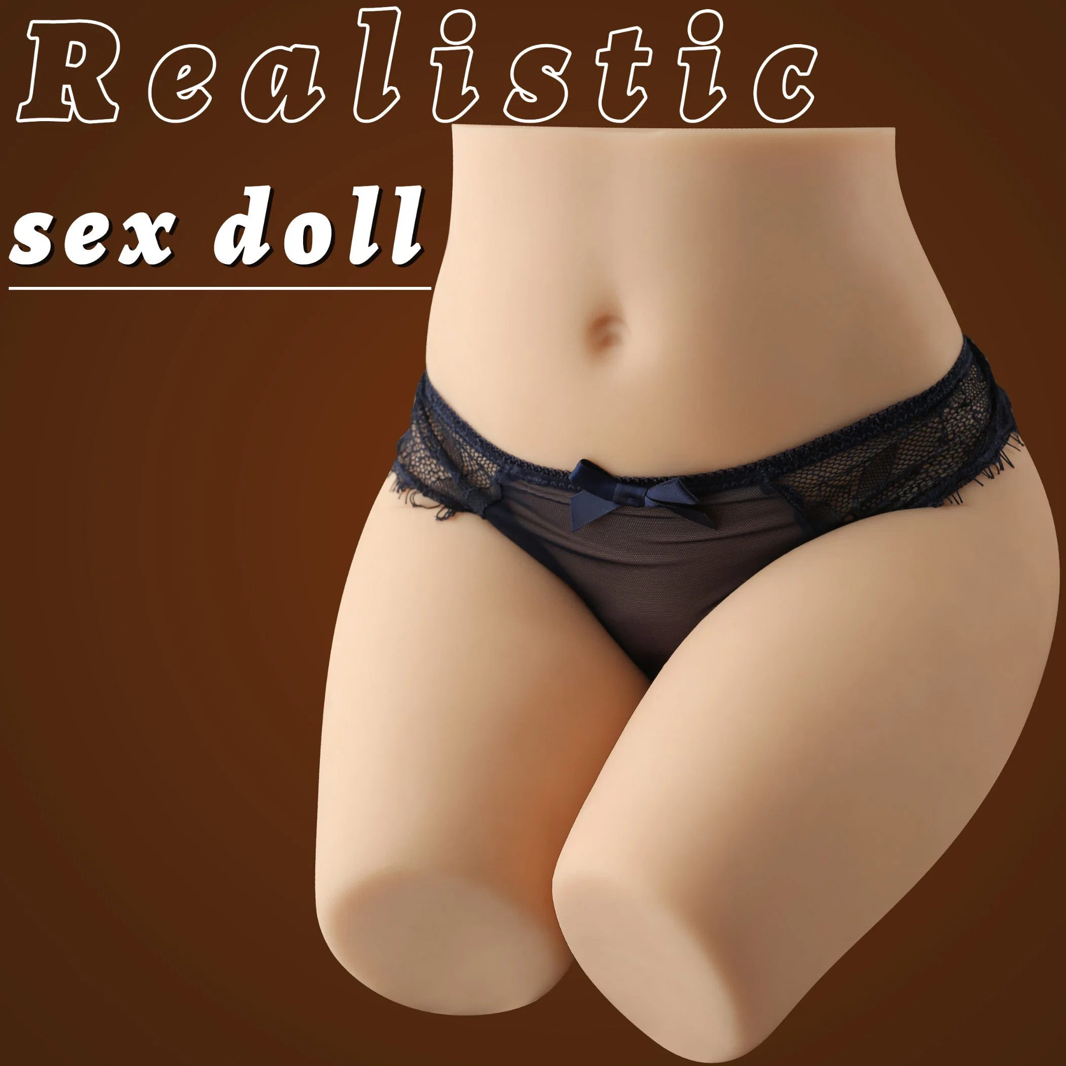 Higo 7kg Ambebe High Quality TPR Sex Doll Half Body Sex Doll for Men Real Vaginal Feeling