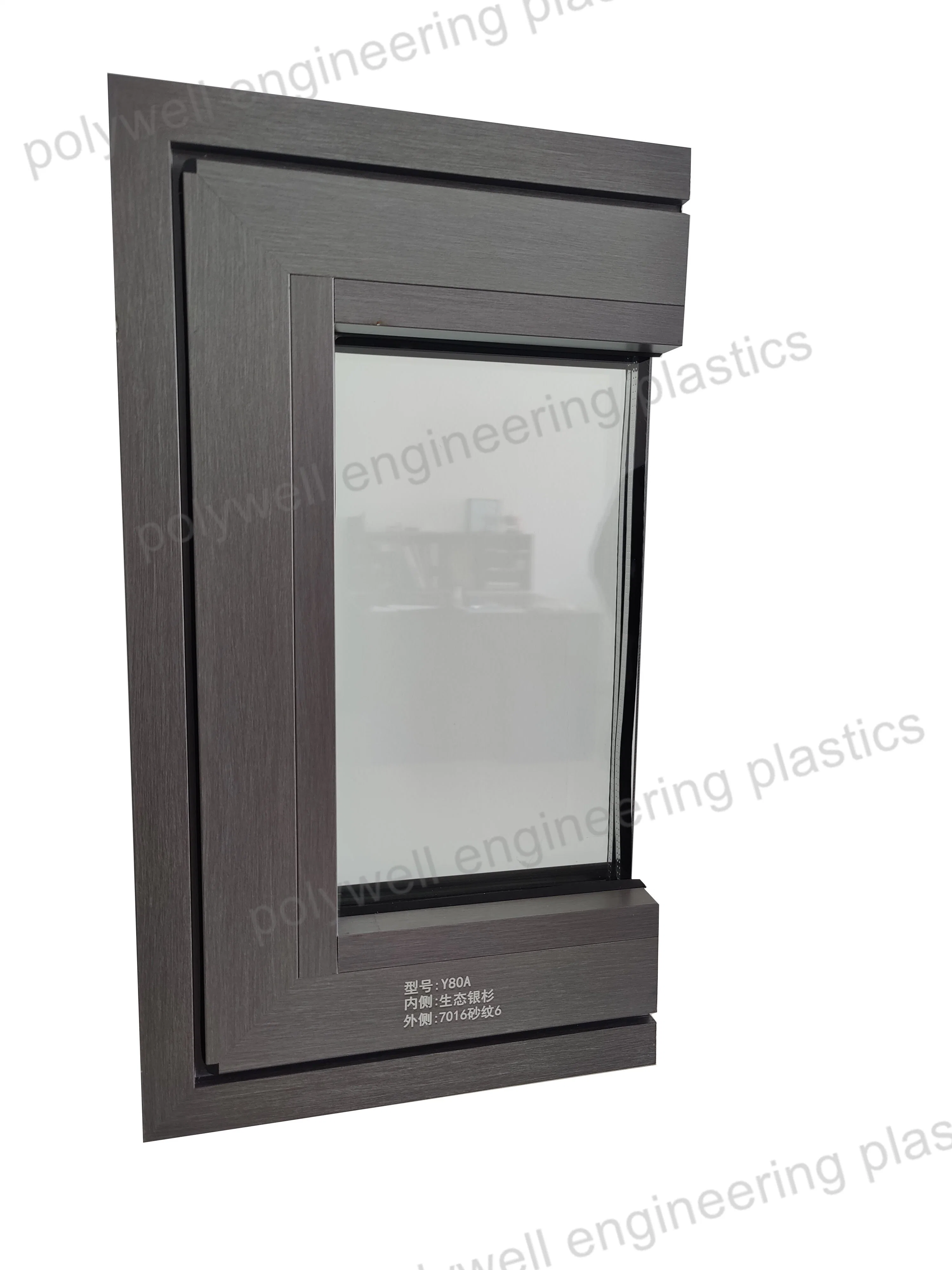 Thermal Insulation Sound Resistant Double Glass Ultra Narrow Frame Heat Insulation Aluminum Casement System Window