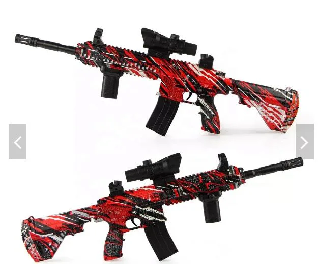 Mehrere Stile und Farben Gel Blaster Guns Electric M416 Splatter Ball Wasser Gel Perlen Spielzeug Pistolen