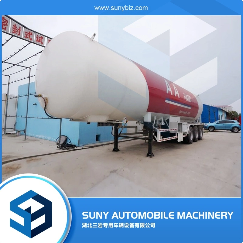 LPG Tank Trailer 56000 Liters 3 Axles Liquid Petroleum Gas Truck Semi Trailers