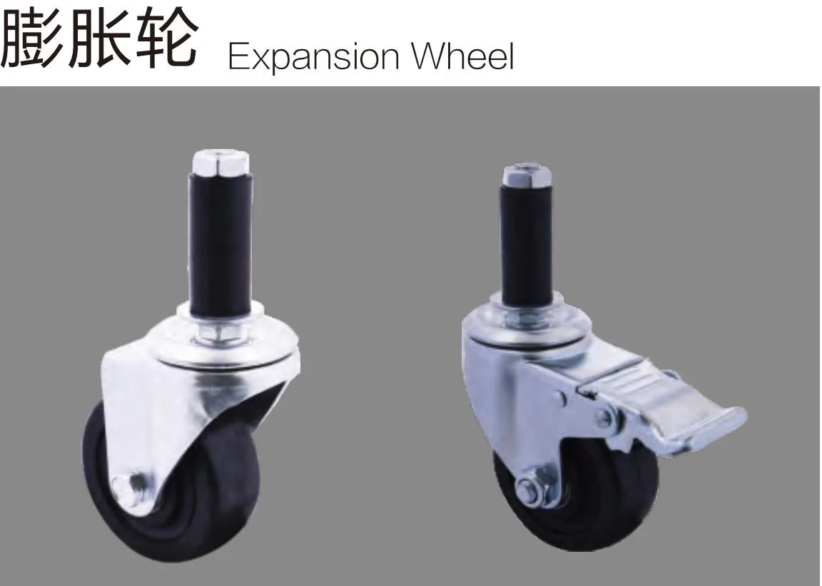 PP/[Vc/PU/Rubber/ESD Caster Wheel Used for Pipe Rack System