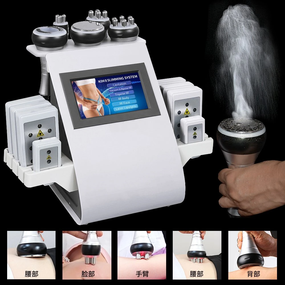 New Arrival RF Vacuum Cavitation System 6 in 1 Lipo Cavitation Machine