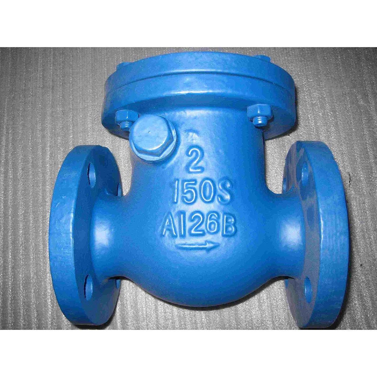 API/DIN/BS Carbon Steel/Cast Iron Rubber Seat Flange Lift Swing Check Valve