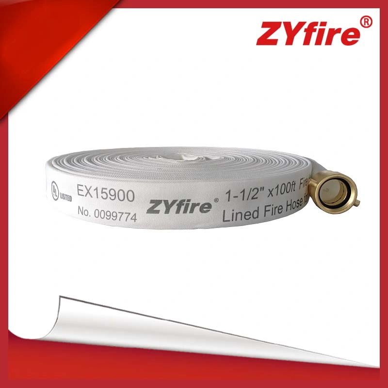 Zyfire blanc gaine simple anti-incendie Attack tuyau d'incendie pour Système de lutte contre l'incendie