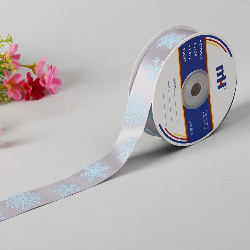 Einseitig 1 Zoll Satin-Band Custom Printed for Decoration Geschenkverpackung