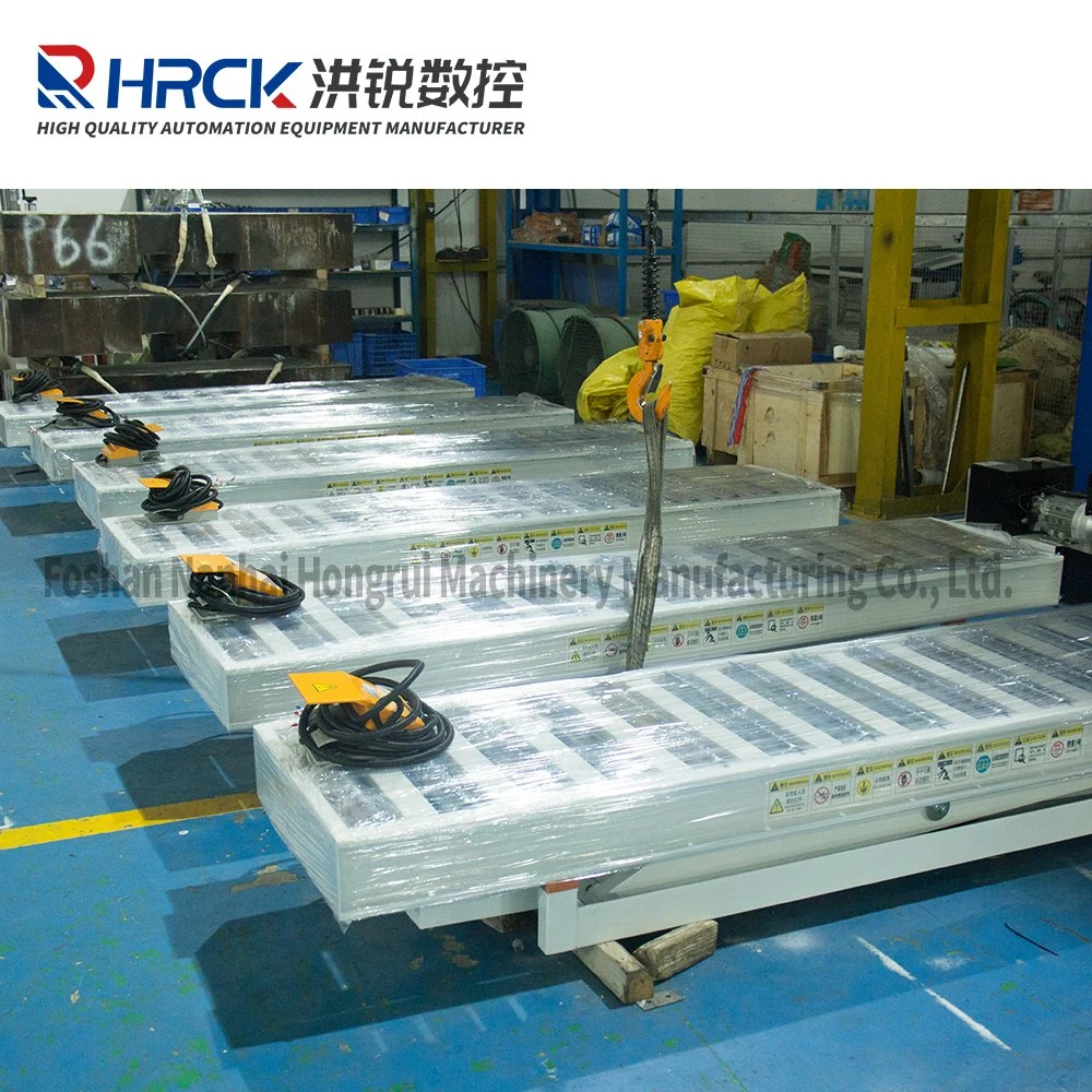 Hongrui High quality/High cost performance  3 Tons Hydraul Lift Tables with Unpowered Roller Surface for Workshop Operation OEM with CE Certificate