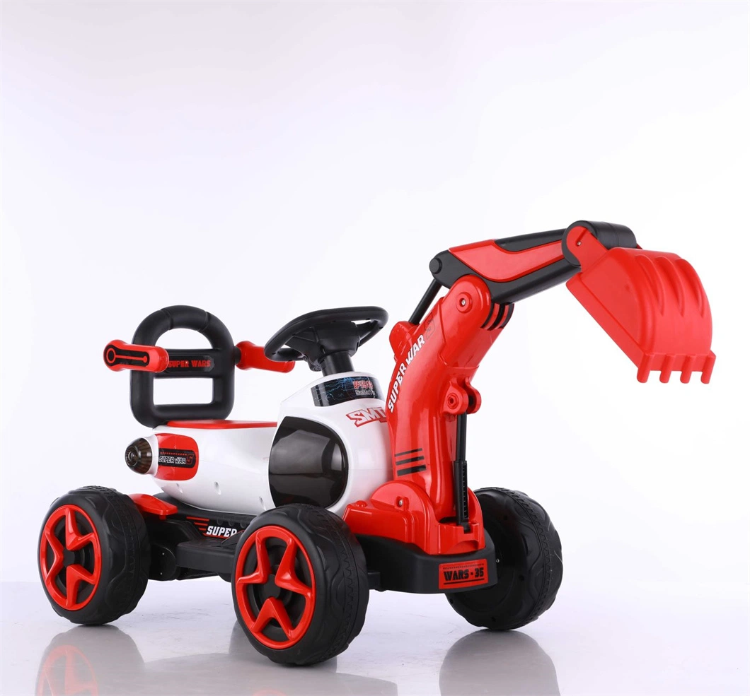 Excavator Style Toy Car Children Toy Children Electrical Ride on Car