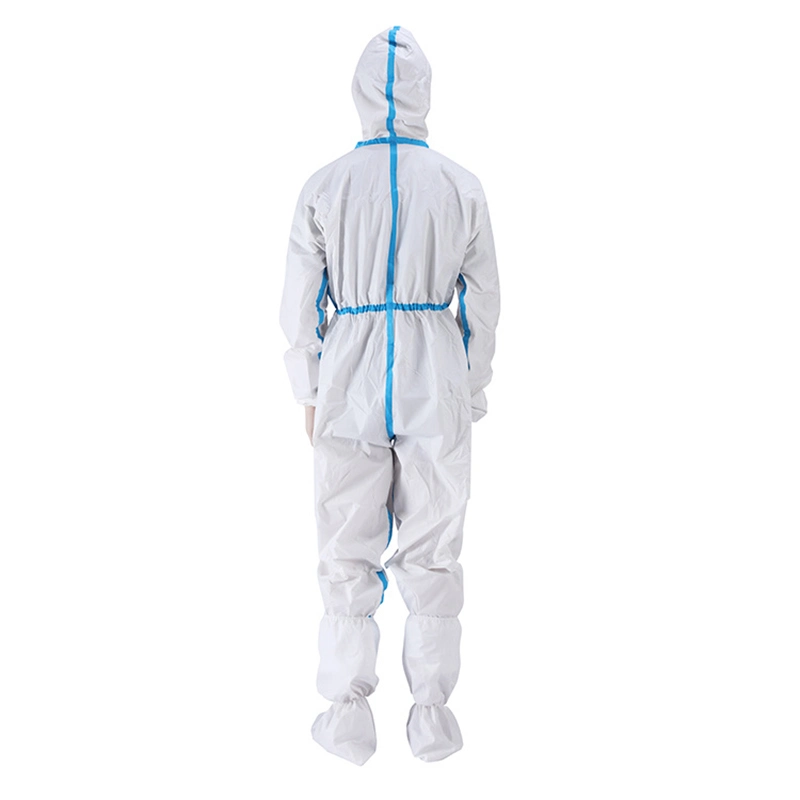 Disposable Protective Suit Anti-Static Coverall Sf Non-Woven Fabric Protective Clothing