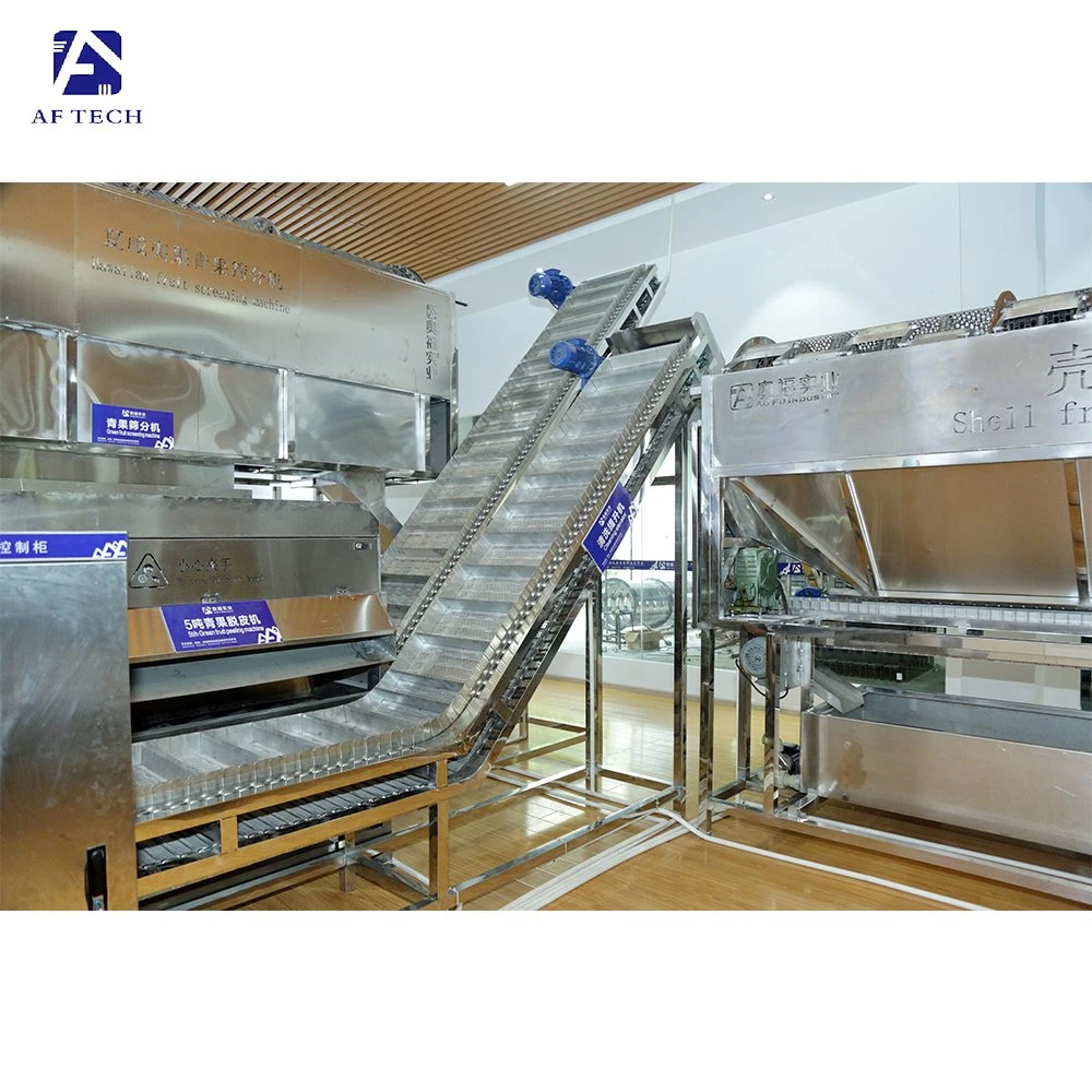 Intelligent Macadamia Nuts Fruit Peeling Cleaning Grading Drying Production Line