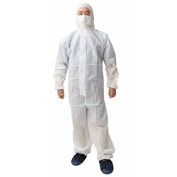 Non Woven SMS PP or Mircroporous Film Safety Nonwoven Duty Disposable Coverall