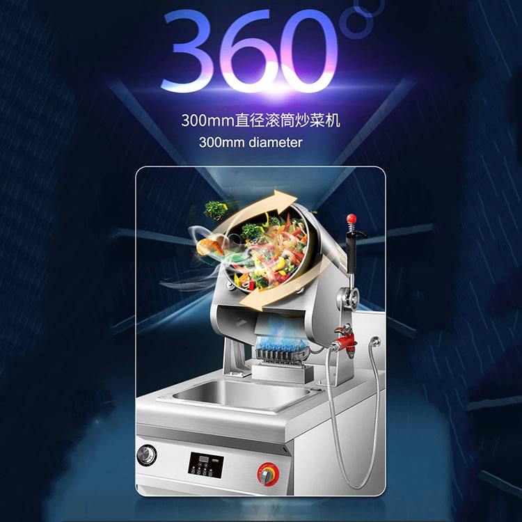 Intelligent Stir Fry Machine Robot Cooker Wok Fry Pan Full Automatic Electric Gas Cooking Machine