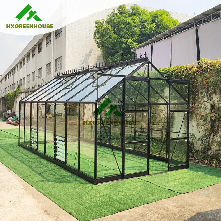 Shade Cloth Metal Greenhouse Base Modular Prefab Glass House Poly Green House