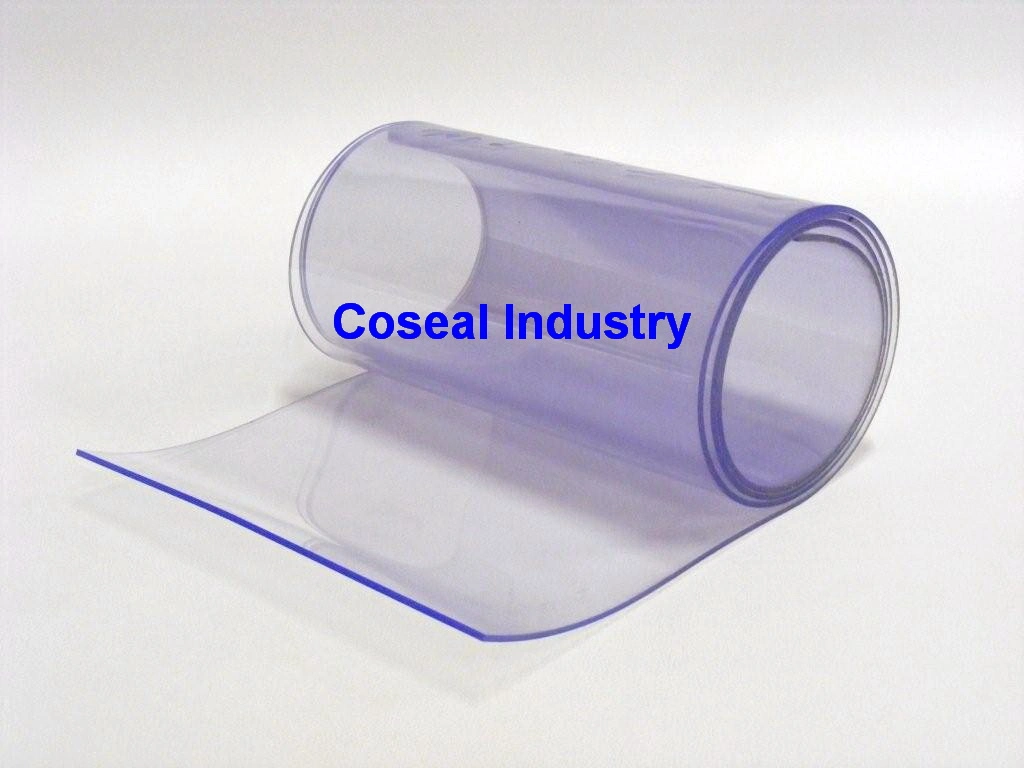 Nappe transparente en vinyle PVC transparent en rouleau PVC plastique étanche Nappes à vendre
