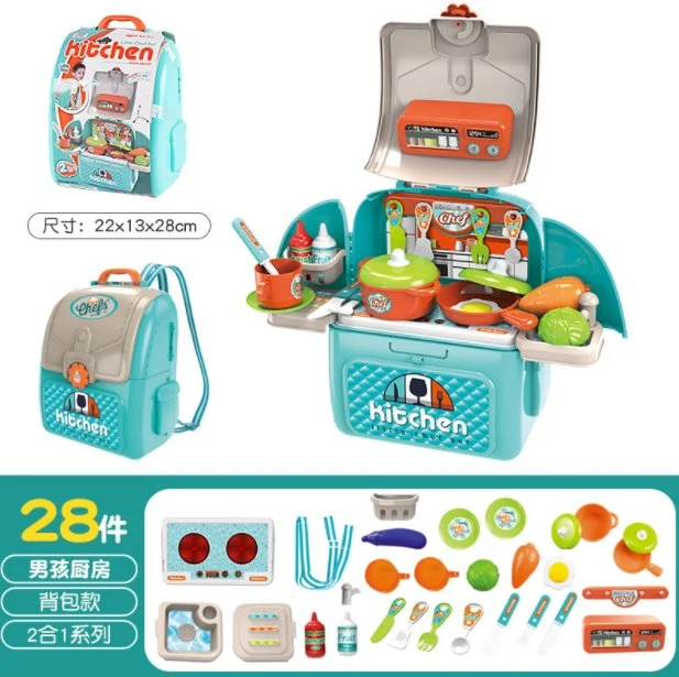 China Wholesale/Supplier Pretend Play Cooking Trolley Set Kitchen Furniture Toys