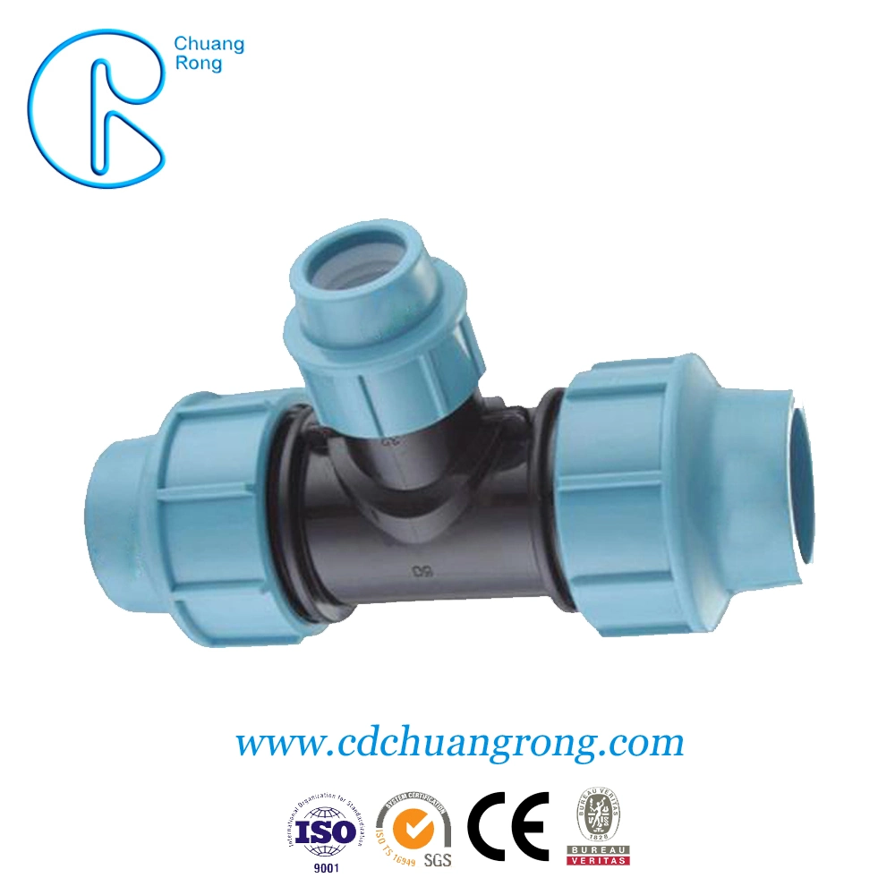 New Color End Cap PP Compression Water Pipe Fittings