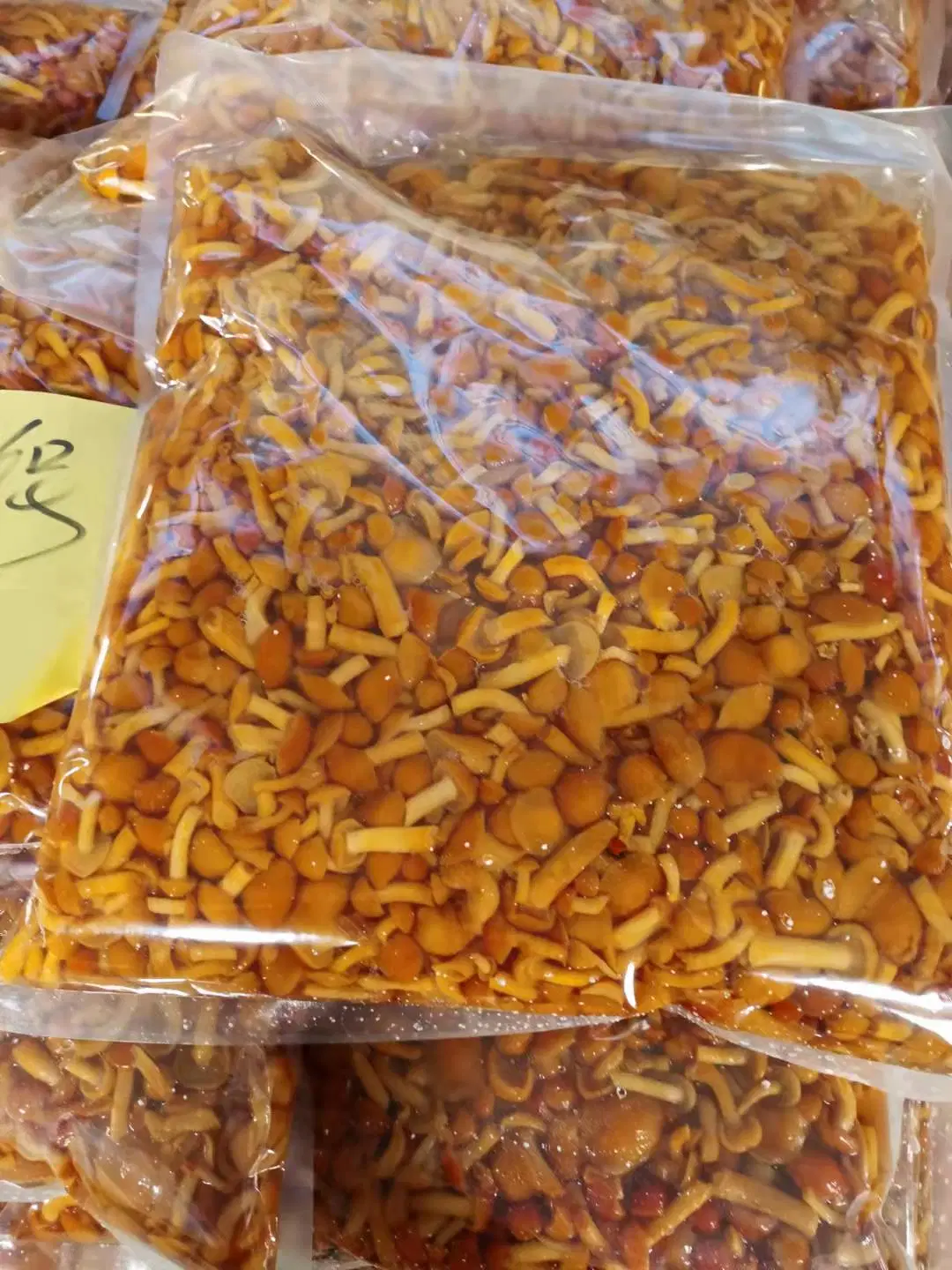 Nameko Mushroom in Brine Packed in Plastic Bag 15kg