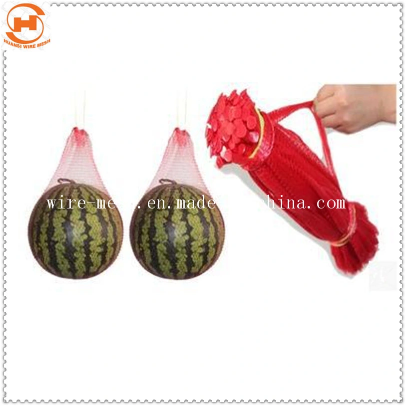 Strong Packing Fruit and Vegetable PP Leno Drawstring Mesh Net Bag