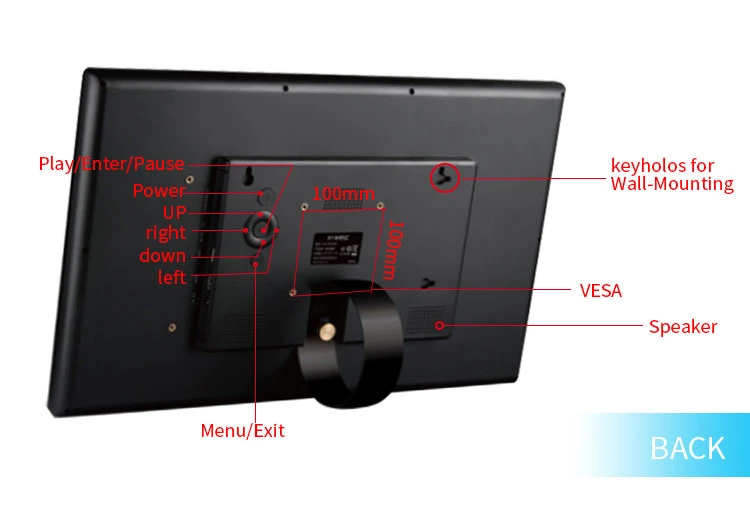 Moniteur d'équipement de surveillance intégré 10.1 pouces contrôle tactile de la machine industrielle Touchez tout dans une seule machine