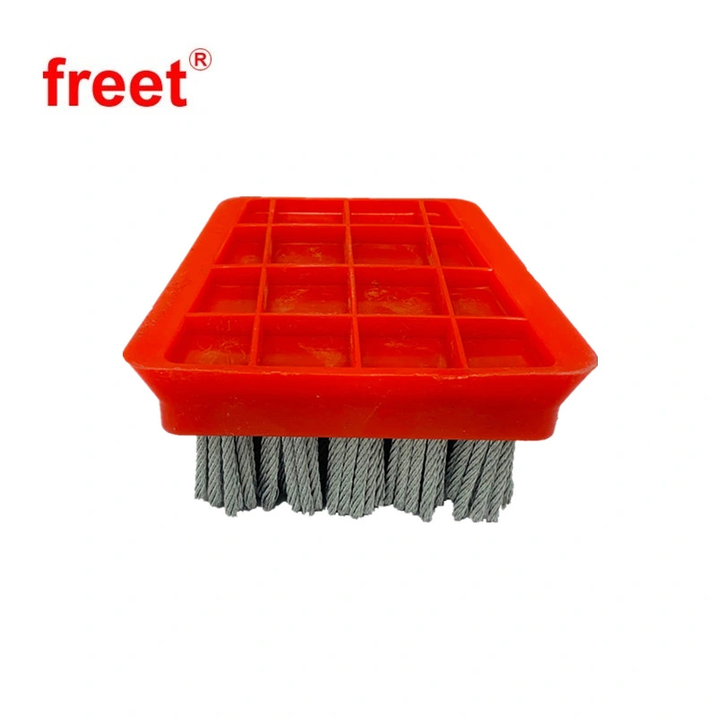 Diamond Abrasive Frankfurt Strengthen Steel Wire Grinding Stone Brush for Marble Granite