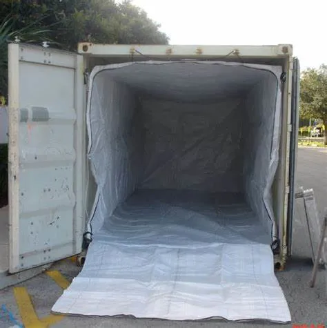 Food Grade PP PE Dry Bulk Loading 20FT Container Liner Bag for 20FT Container Powder Seed Grain Plastic Inner