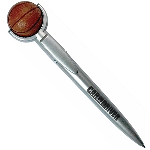 O logotipo personalizado Caneta esfera esportiva, Bola de basquete, futebol de caneta esferográfica, caneta esferográfica com caneta esferográfica de plástico de beisebol, Promocional Caneta esferográfica