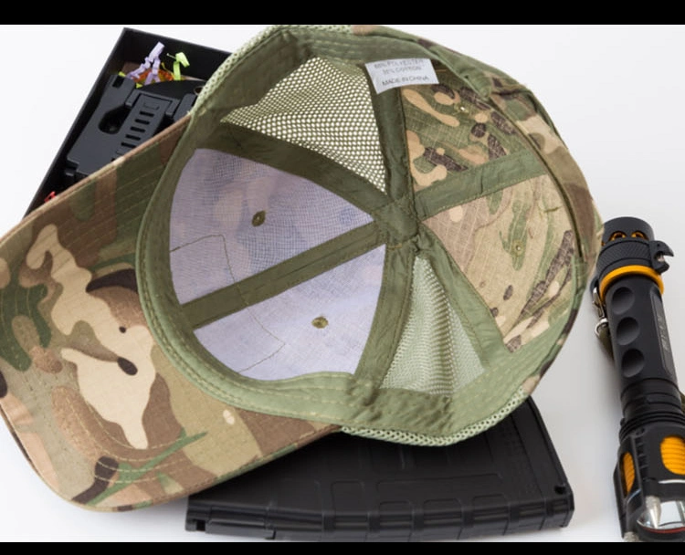 Shade Baseball Hat Outdoor Tactical Sports Rip-Stop Camouflage Cap