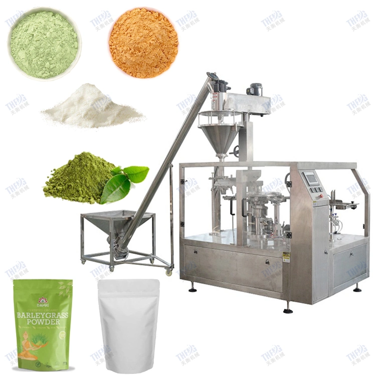 Rotary Powder Filling Machine Line Powder Stand up Bag Packing Machine