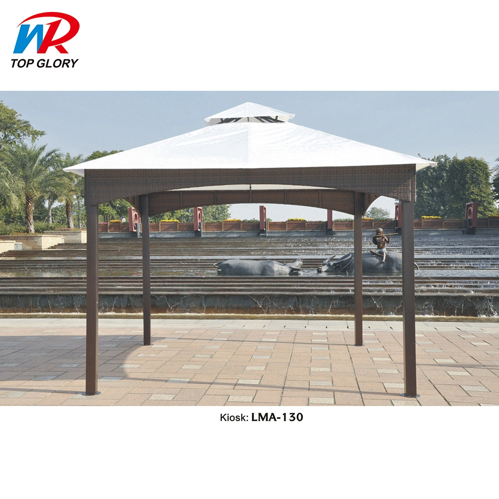 Patio de aluminio resistente al agua personalizada Pérgola Gazebo Jardín cobertizos