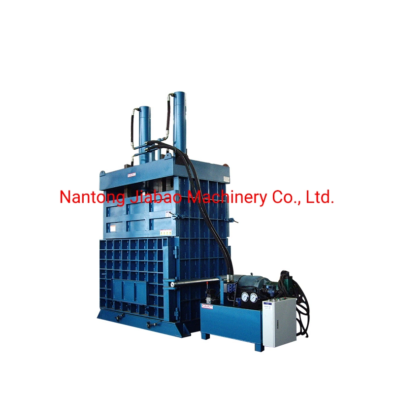 Jewel Brand Recycling Machine Packing Machine Vertical Hydraulic TV Shell Compress Baler Machine for Car Waste Tire/Waste Tyres/Scrap Tire/Tire/Used Tire/Tyre