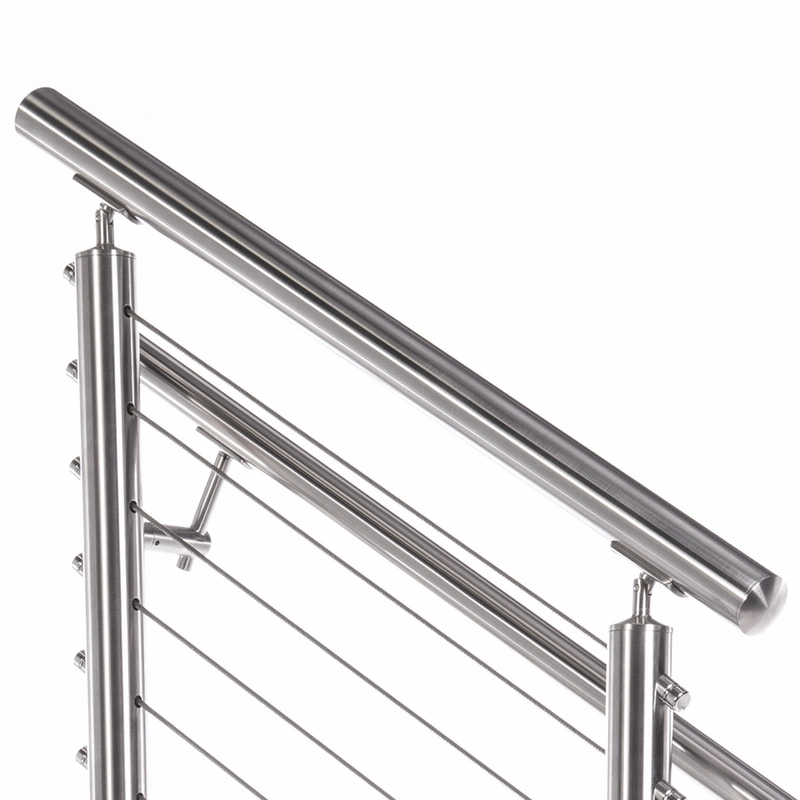 Fabrik Preis Inox Edelstahl Treppe für Geländer System