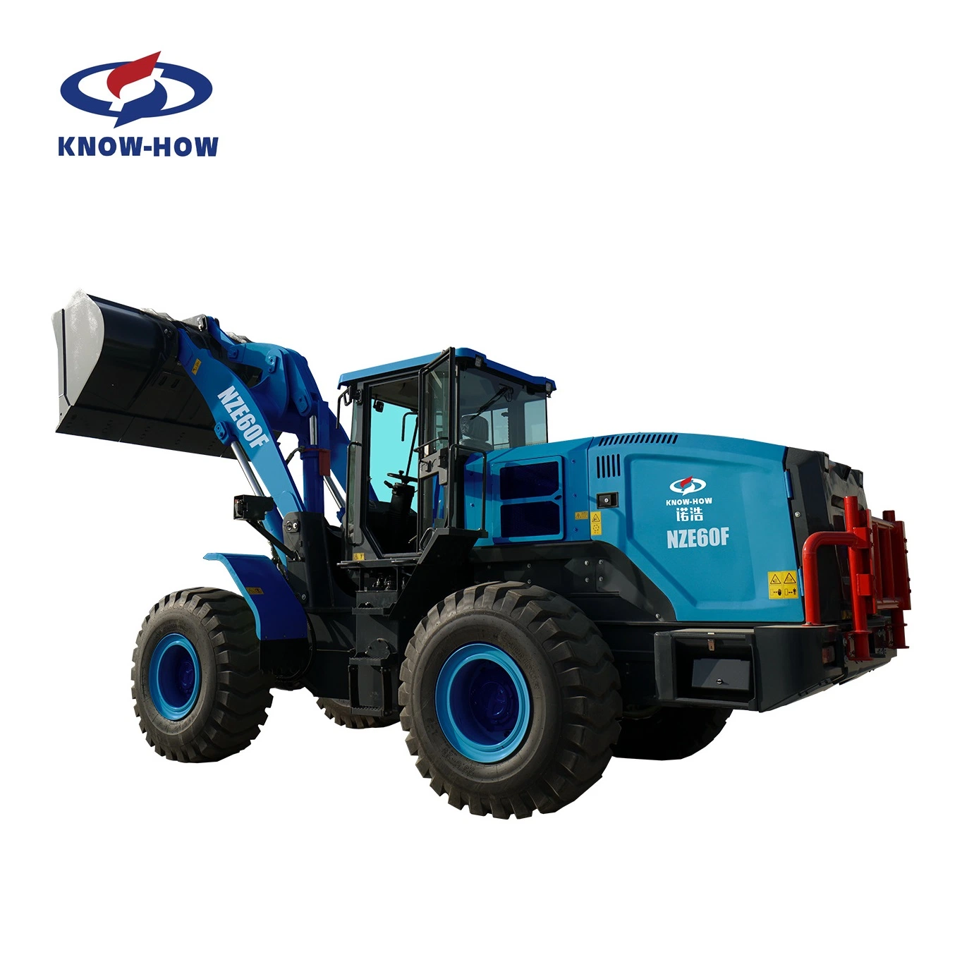 Hot Hydraulic Front Discharge Know-How Skid Steer Backhoe Price Mining Loader Nze65f