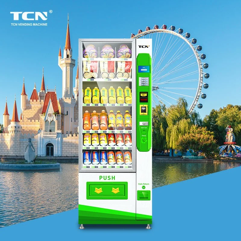 Tcn máquina expendedora de bebidas y aperitivos GPRS para