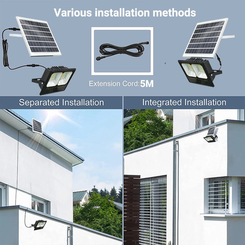 LED Light 5m Cord Outdoor Garden Remote Control Waterproof Flood Light LED Wall Lamp