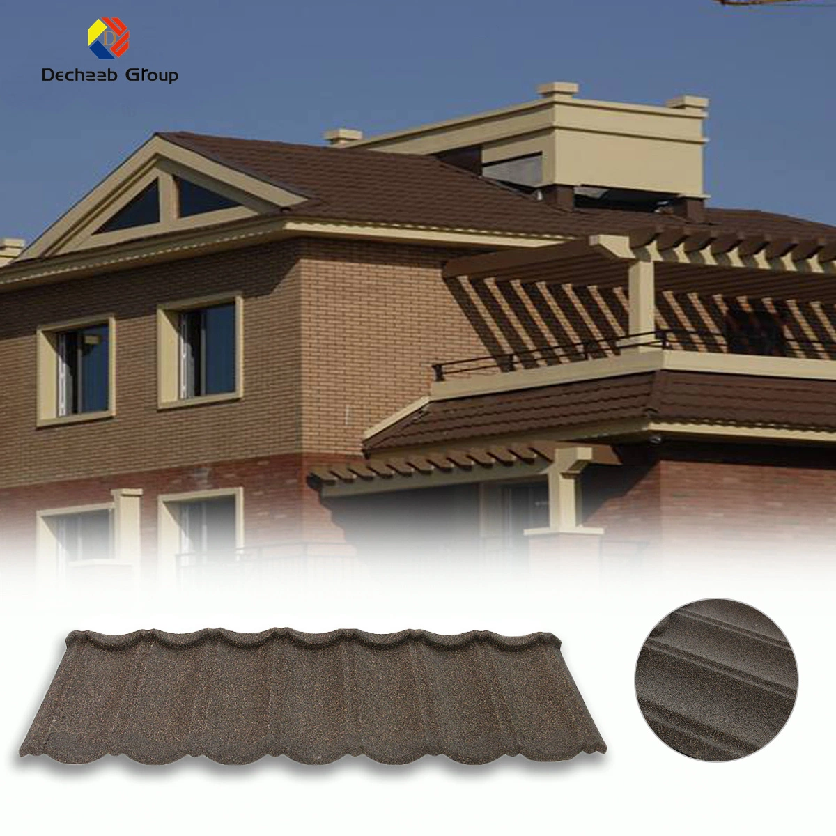 Pallet Packed Classic Roofing Tile with Modern Design Style