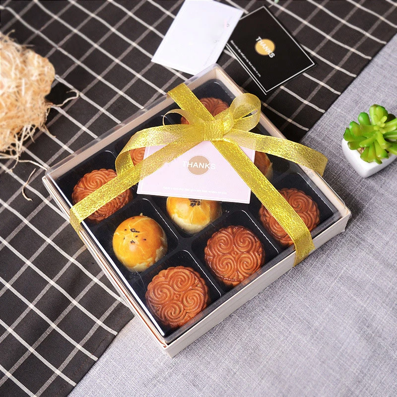 Customized Disposable Wooden Sushi Tray Fruit Salad Take Away to Go Food Container Cake Pastry Boxes Lunch Baking Packaging Takeaway Box