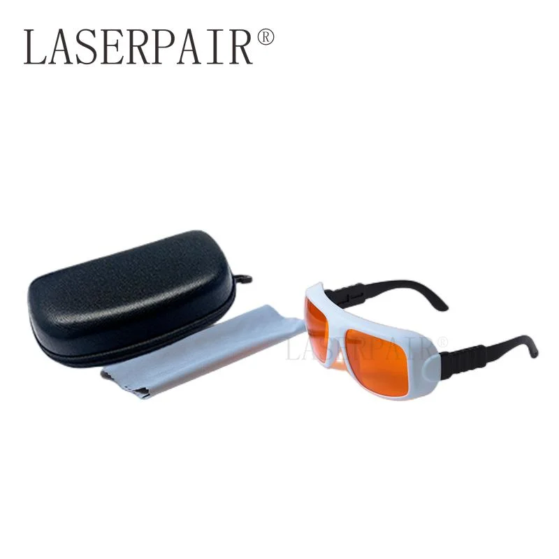 180-540nm Od 5+ Wide Adjustable Over Eyeglasses Laser Safety Goggles Custom Logo Frame 36