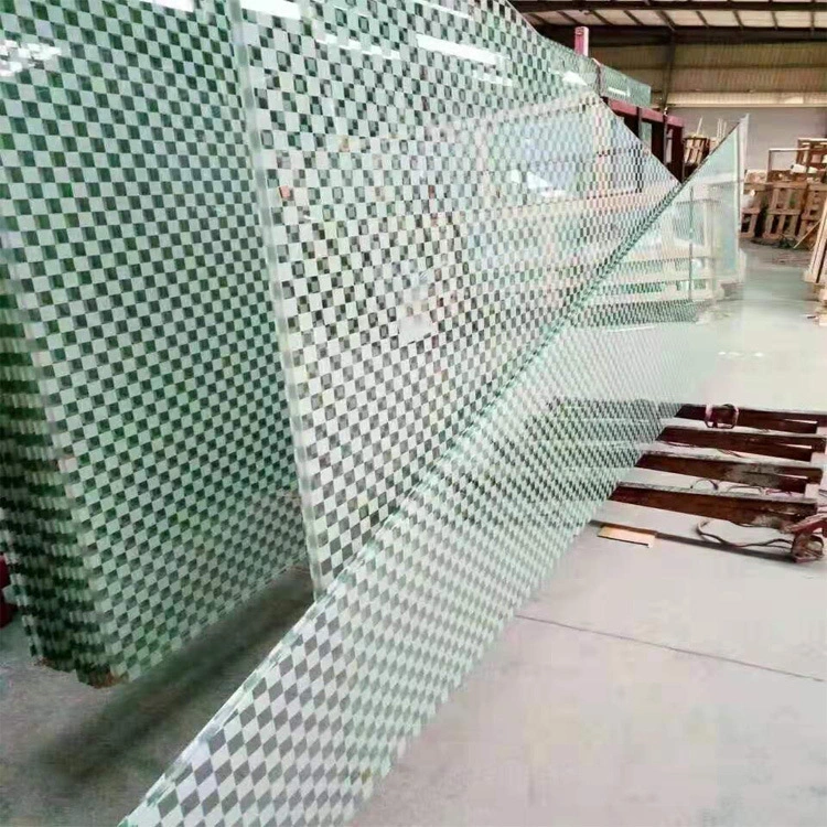 Colored Painted Silk Screen Printing Ceramic Frit Tempered Toughened Glass for Building