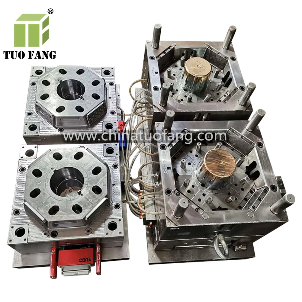 Mould for Two Cavities 2.2 Liter / 20L Plastic Paint Bucket Injection Mould