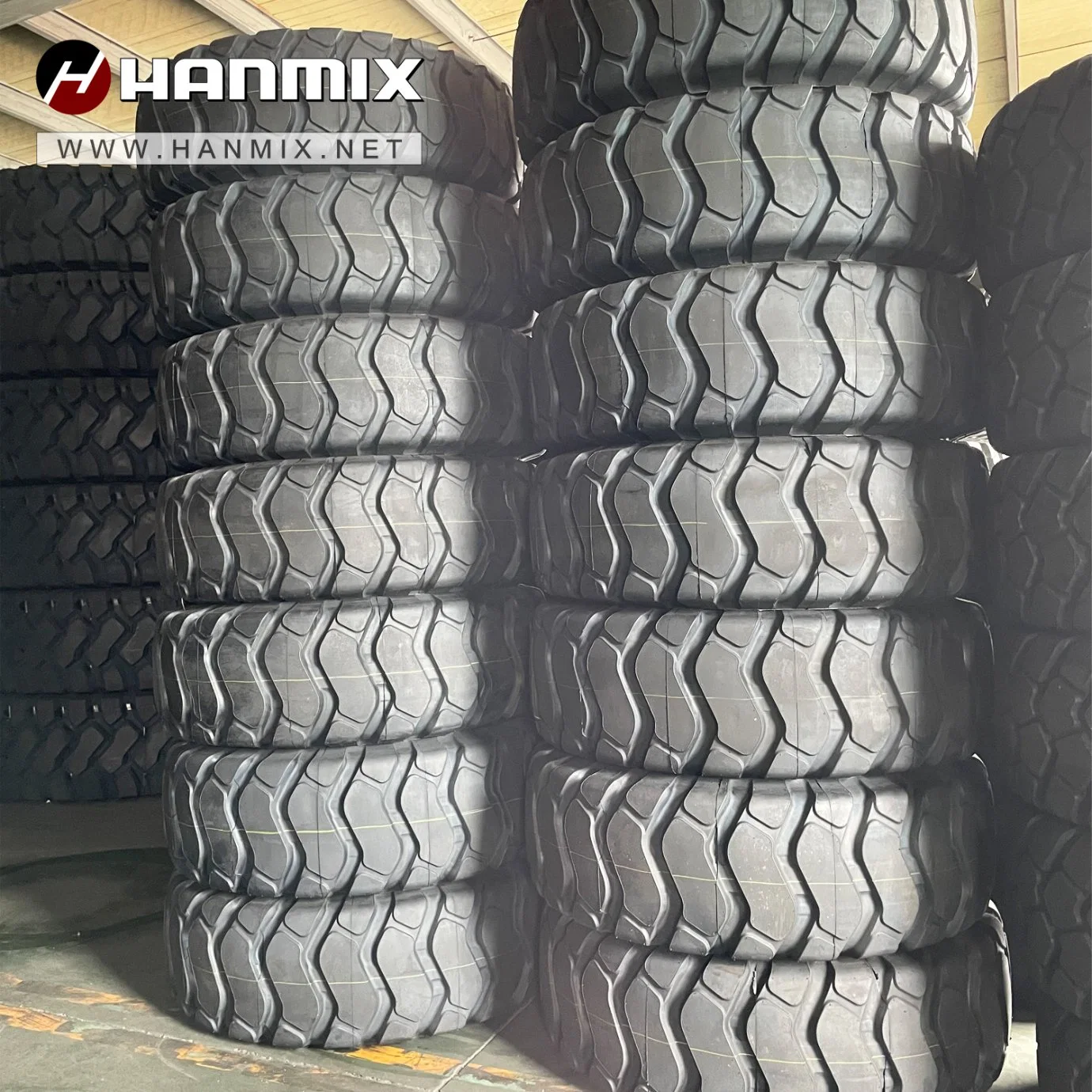 Neumático para todoterreno Hanmix neumático para uso en carretera E3/L3 Cargador neumático de acero Neumático radial 17.5r25 (445/80R25) 20.5r25 (525/80R25)