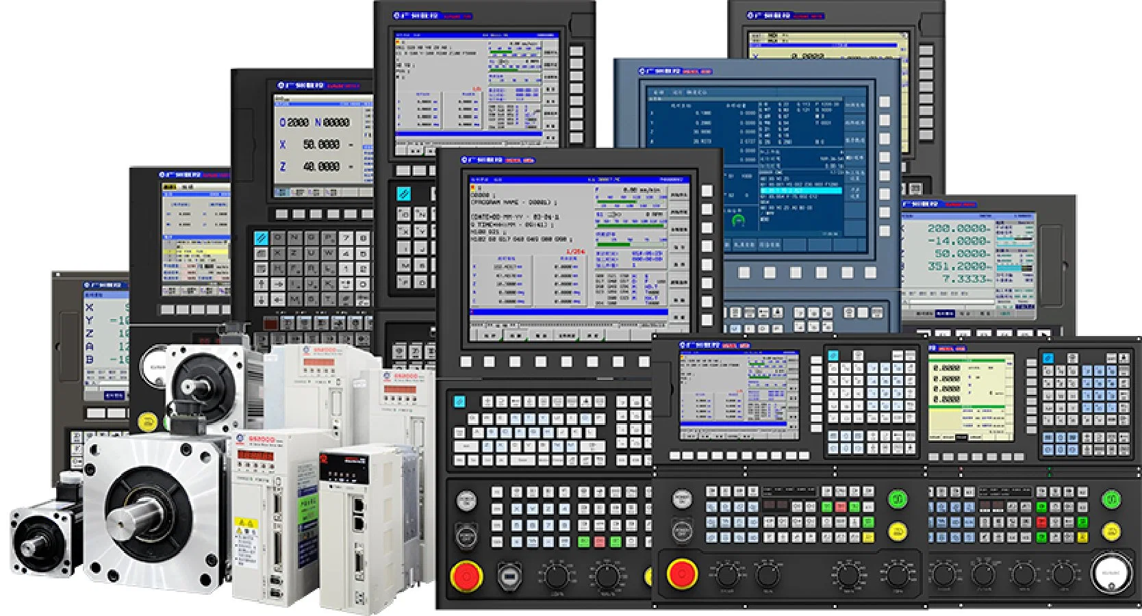 A GSK 980TDc painel vertical V rodando sistema CNC da máquina e o controlador CNC